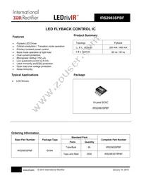 IRS2983SPBF Datasheet Cover