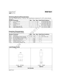 IRSF3031LTR Datasheet Page 3