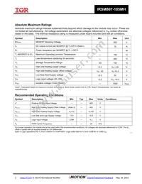 IRSM807-105MHTR Datasheet Page 2