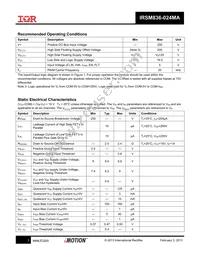 IRSM836-024MATR Datasheet Page 3