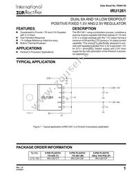 IRU1261CT Datasheet Cover