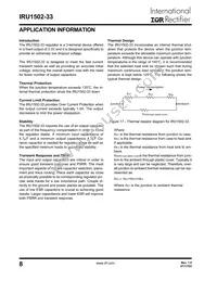 IRU1502-33CHTR Datasheet Page 8