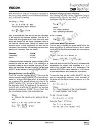 IRU3004CWTR Datasheet Page 12