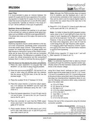IRU3004CWTR Datasheet Page 14
