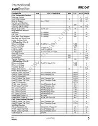 IRU3007CWTR Datasheet Page 3