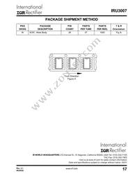 IRU3007CWTR Datasheet Page 17