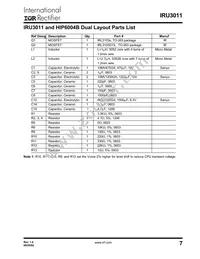 IRU3011CWTR Datasheet Page 7