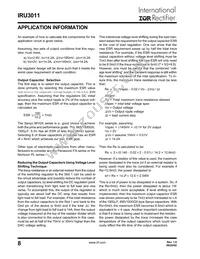 IRU3011CWTR Datasheet Page 8