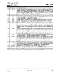 IRU3018CWTR Datasheet Page 5