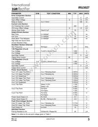 IRU3027CWTR Datasheet Page 3