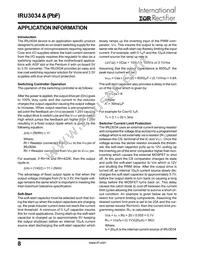 IRU3034CSTR Datasheet Page 8