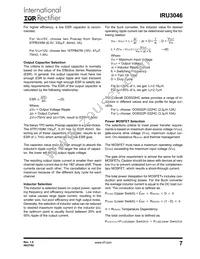 IRU3046CFTR Datasheet Page 7