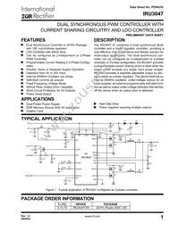 IRU3047CWTR Datasheet Cover