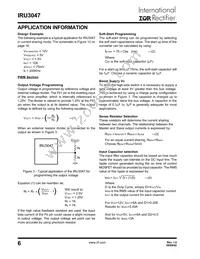 IRU3047CWTR Datasheet Page 6