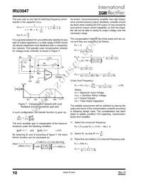 IRU3047CWTR Datasheet Page 10