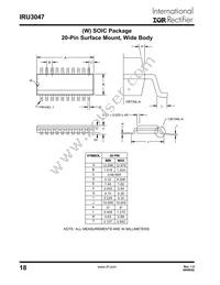 IRU3047CWTR Datasheet Page 18