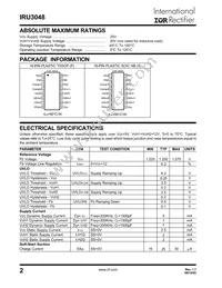 IRU3048CFTR Datasheet Page 2