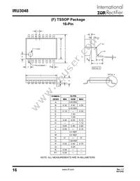 IRU3048CFTR Datasheet Page 16