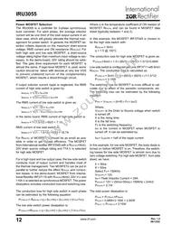 IRU3055CQTR Datasheet Page 12