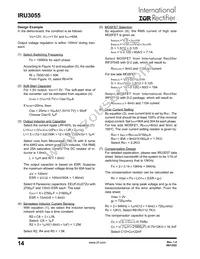 IRU3055CQTR Datasheet Page 14