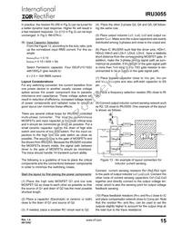 IRU3055CQTR Datasheet Page 15
