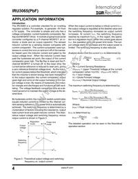 IRU3065CLTR Datasheet Page 4