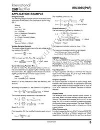 IRU3065CLTR Datasheet Page 5