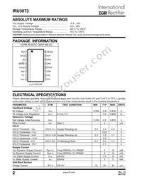 IRU3073CQTR Datasheet Page 2