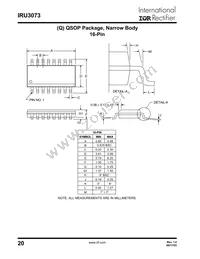 IRU3073CQTR Datasheet Page 20