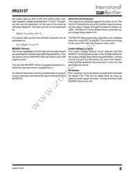 IRU3137CSTRPBF Datasheet Page 6