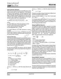 IRU3146CFTR Datasheet Page 11