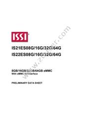 IS21ES08G-JCLI-TR Datasheet Cover