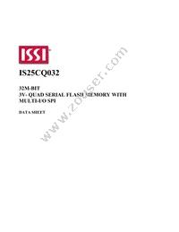 IS25CQ032-JKLE-TR Datasheet Cover