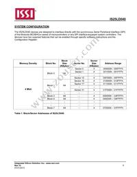 IS25LD040-JVLE-TR Datasheet Page 6