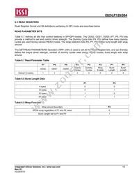 IS25LP064-JKLE Datasheet Page 18