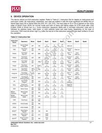 IS25LP064-JKLE Datasheet Page 21