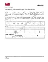 IS25LP064A-JGLE-TR Datasheet Page 19