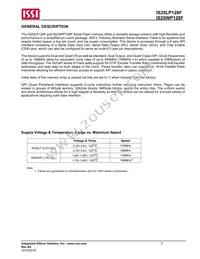 IS25LP128F-JLLE Datasheet Page 3