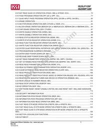 IS25LP128F-JLLE Datasheet Page 5