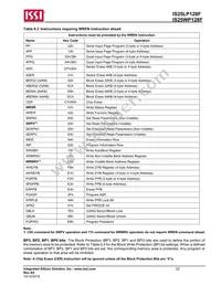 IS25LP128F-JLLE Datasheet Page 22