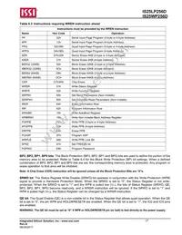 IS25LP256D-RMLE Datasheet Page 17