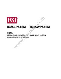 IS25LP512M-RHLE Datasheet Cover
