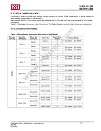 IS25LP512M-RHLE Datasheet Page 13