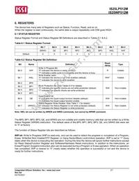 IS25LP512M-RHLE Datasheet Page 21
