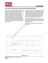 IS25LQ016-JBLE Datasheet Page 14