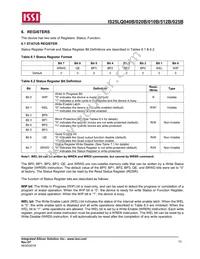 IS25LQ020B-JDLE-TR Datasheet Page 13