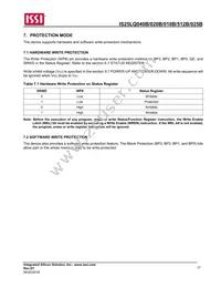 IS25LQ020B-JDLE-TR Datasheet Page 17