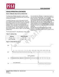 IS25LQ040-JBLE Datasheet Page 18