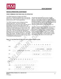 IS25LQ040-JBLE Datasheet Page 21