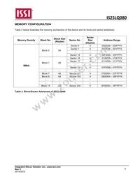 IS25LQ080-JNLE-TR Datasheet Page 6